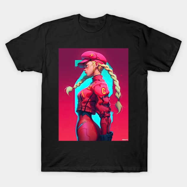 STREET FIGHTER | 🔴 M.BISONS CAMMY 🔴 THE DICTATORS KILLER BEE 🔴 FEMALE BISON T-Shirt by PROUD OTAKU